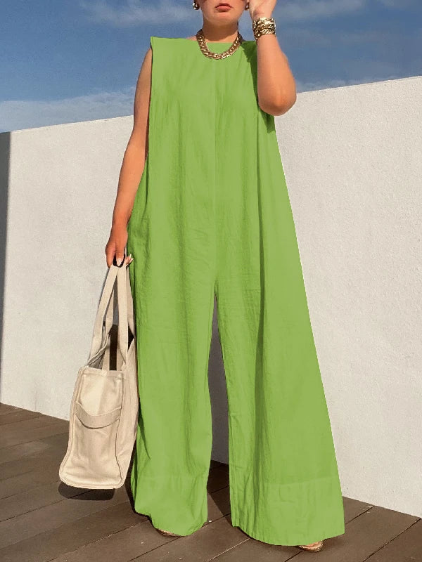 Women's Relaxed Wide Leg Jumpsuit