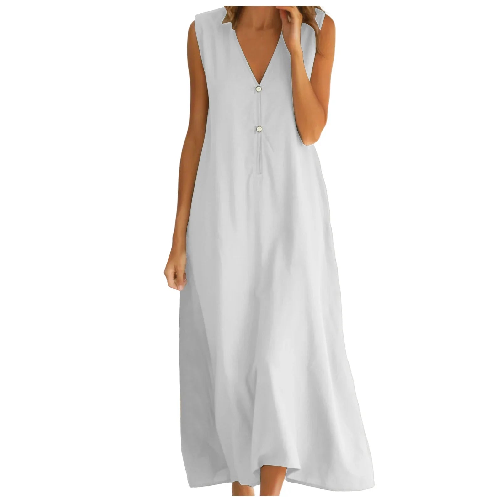 Women's Collared Maxi Dress