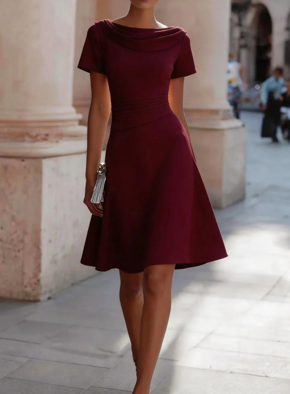 Women's Elegant Relaxed Midi Dress