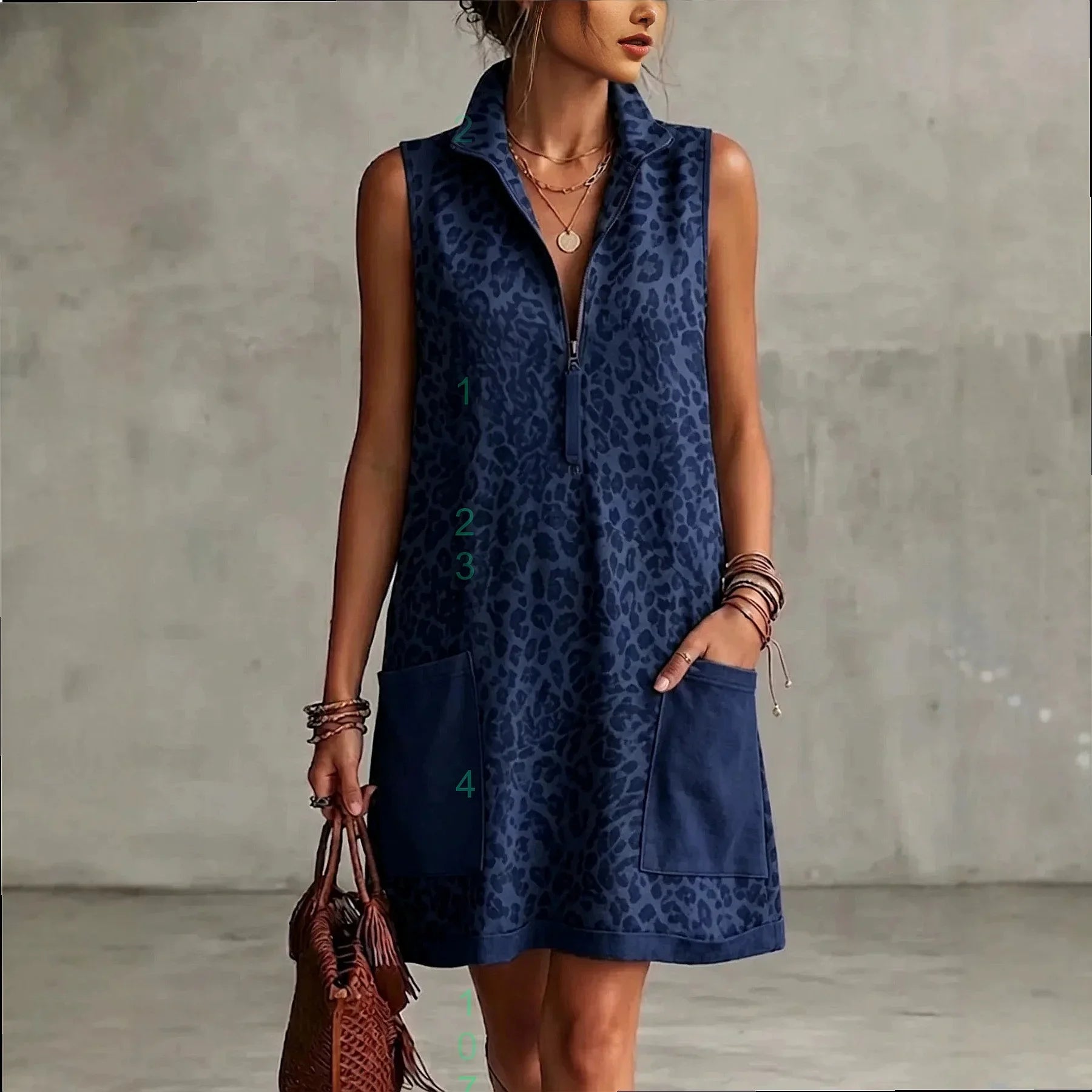 Women's Leopard Mini Dress