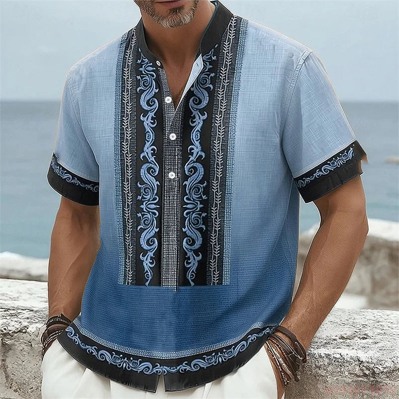 Women's Short Sleeve Linen Shirt