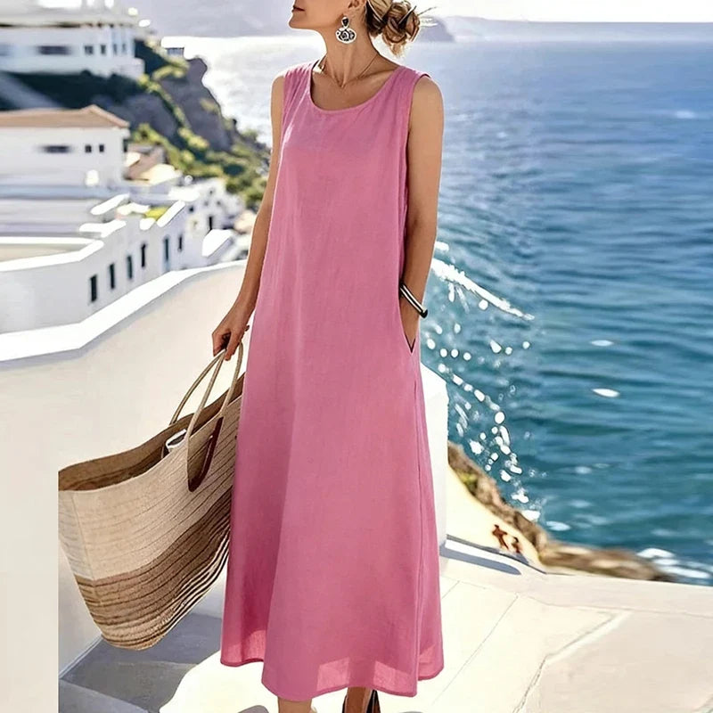 Women's Elegant Sleeveless Maxi Dress