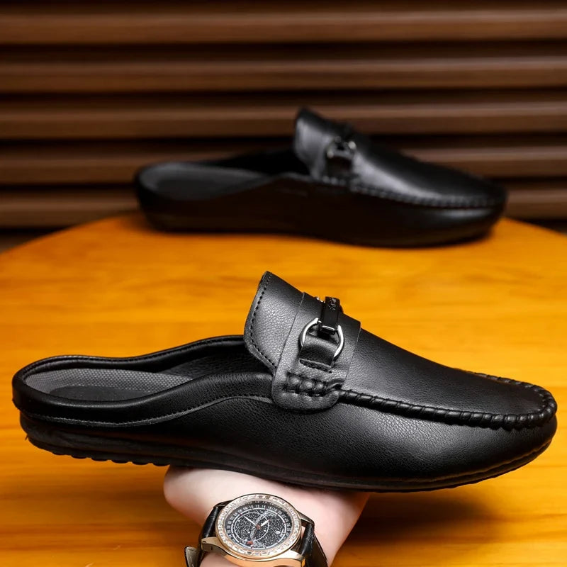 Women's Italian Leather Summer Mule