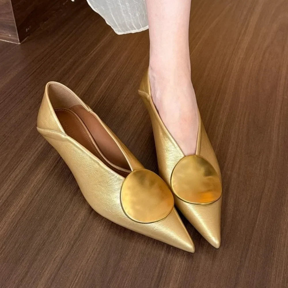 Women's Comfortable Pointed Toe Low Heels
