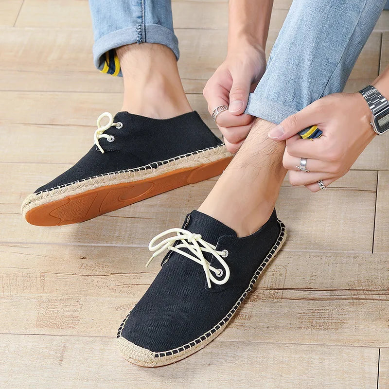 Women's Canvas Lace Up Espadrilles