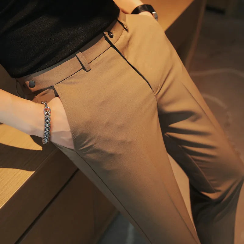 Slim Fit Suit Trousers