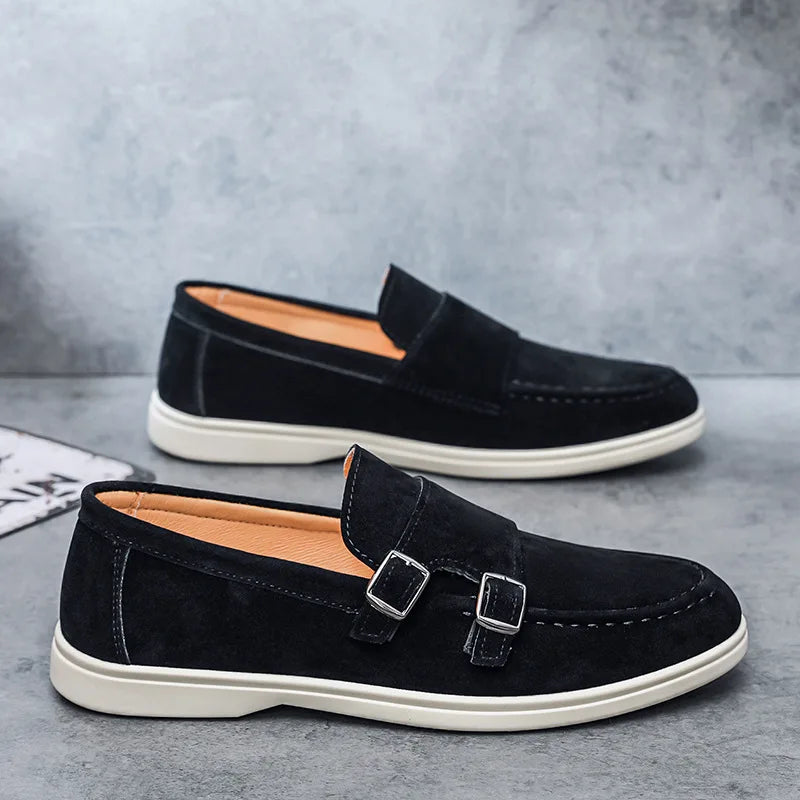 Women's Orthopedic Double Buckle Loafers