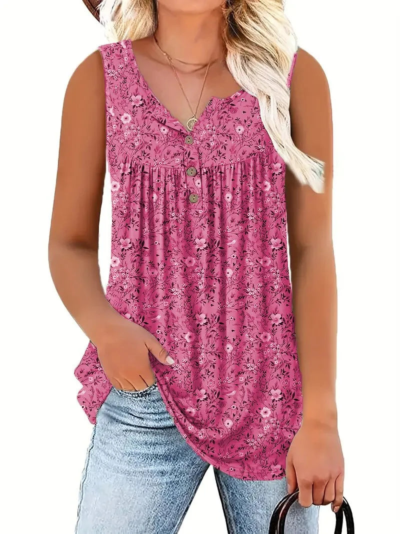 Women's Casual Floral Blouse