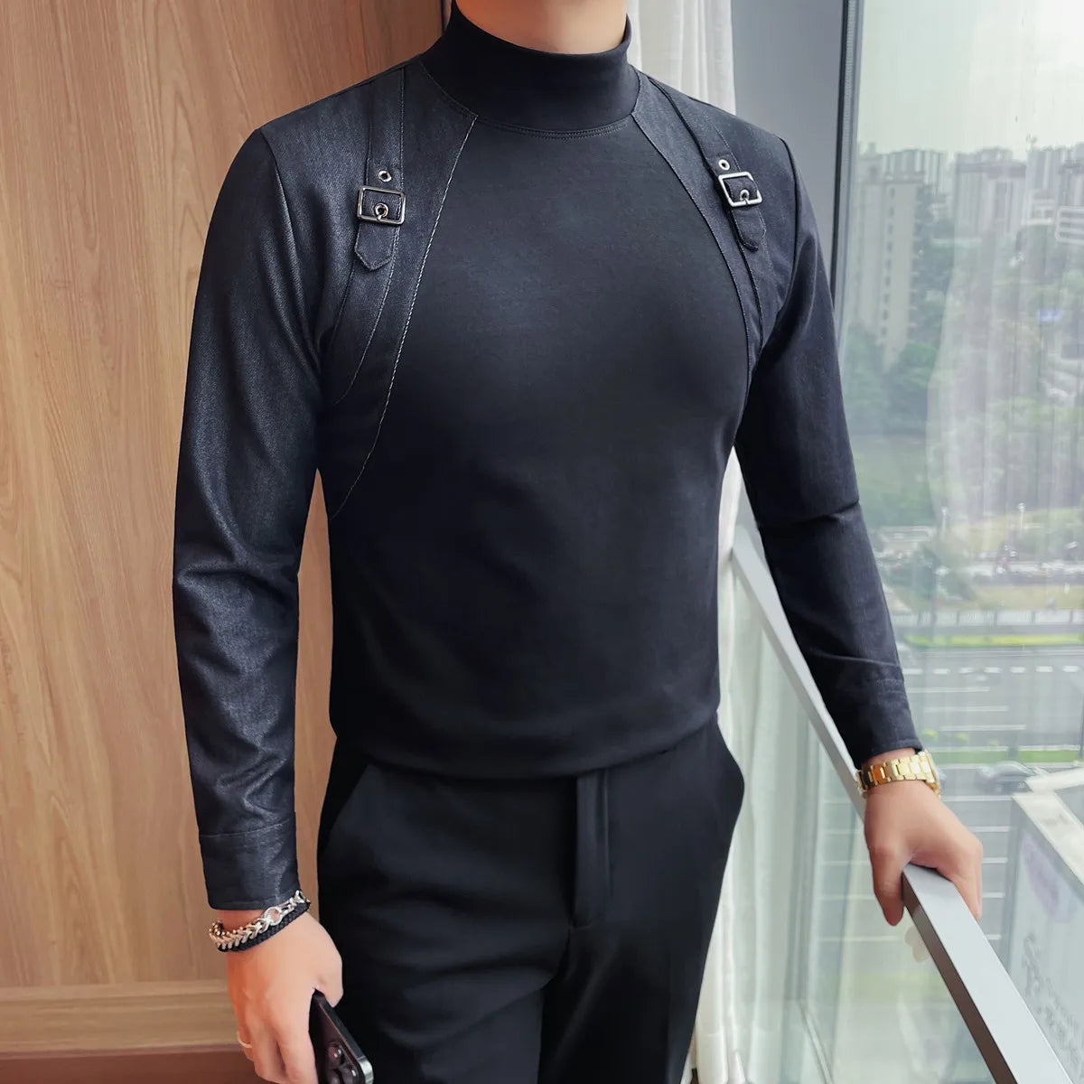 Slim Fit Long-Sleeve T-Shirt