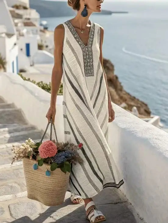 Women's Bohemian Relaxed Maxi Dress