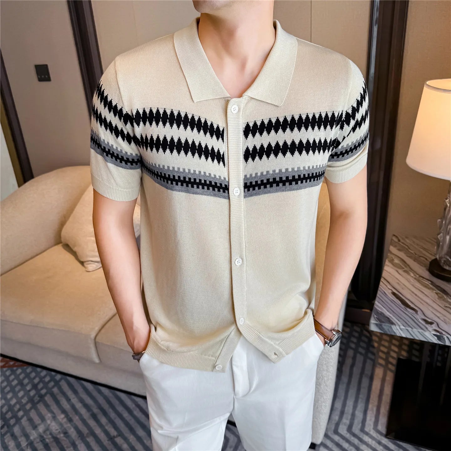 Slim Fit Short-Sleeve Polo Shirt