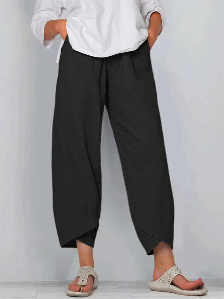 Women's Cotton Linen Harem Pants