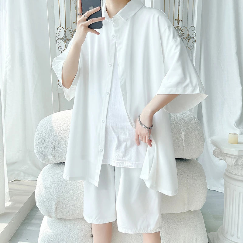 Relaxed Fit Silk Shirt