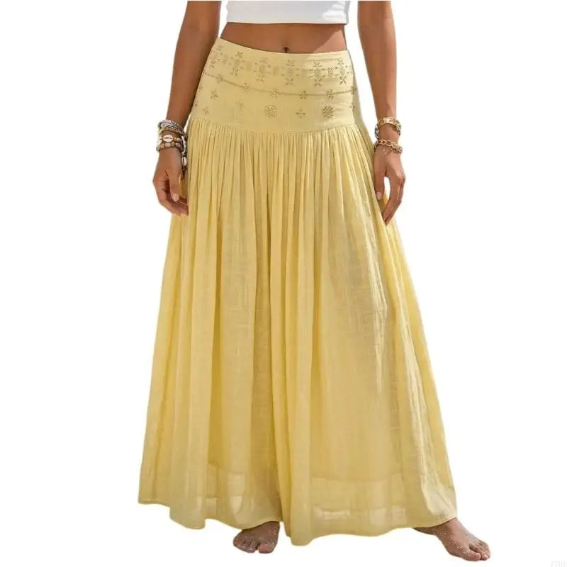 Women's Bohemian Maxi Skirt