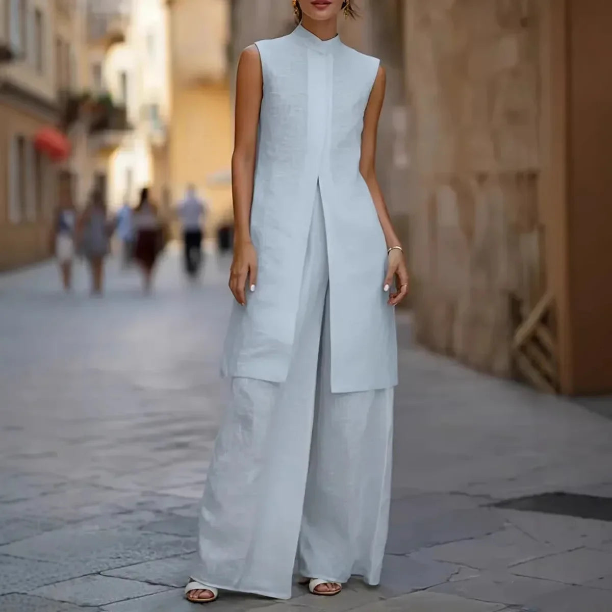 Women's Sophisticated Wide Leg Set