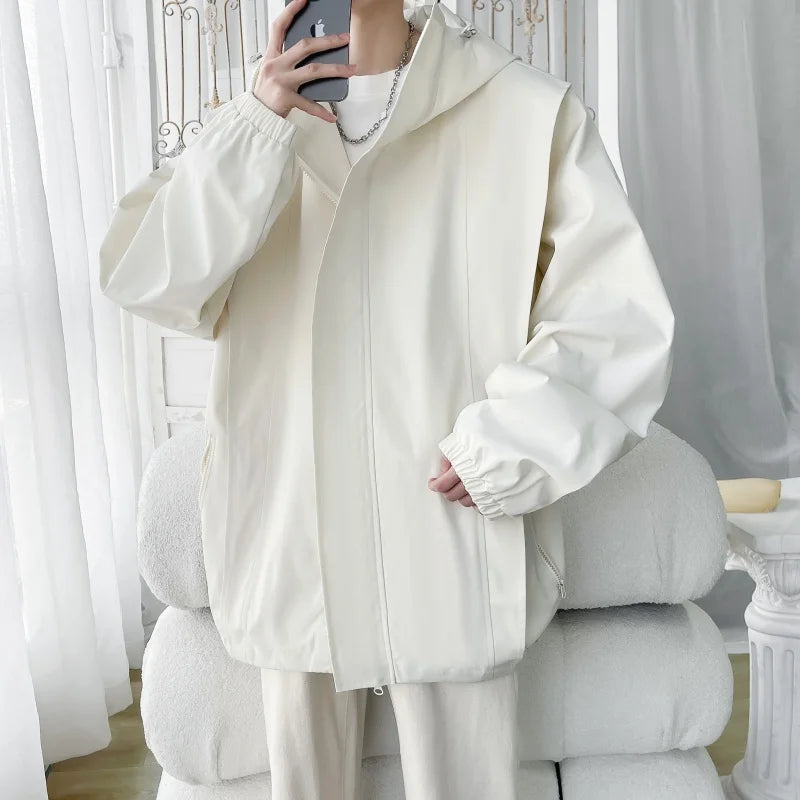 Relaxed Fit Hooded Coat