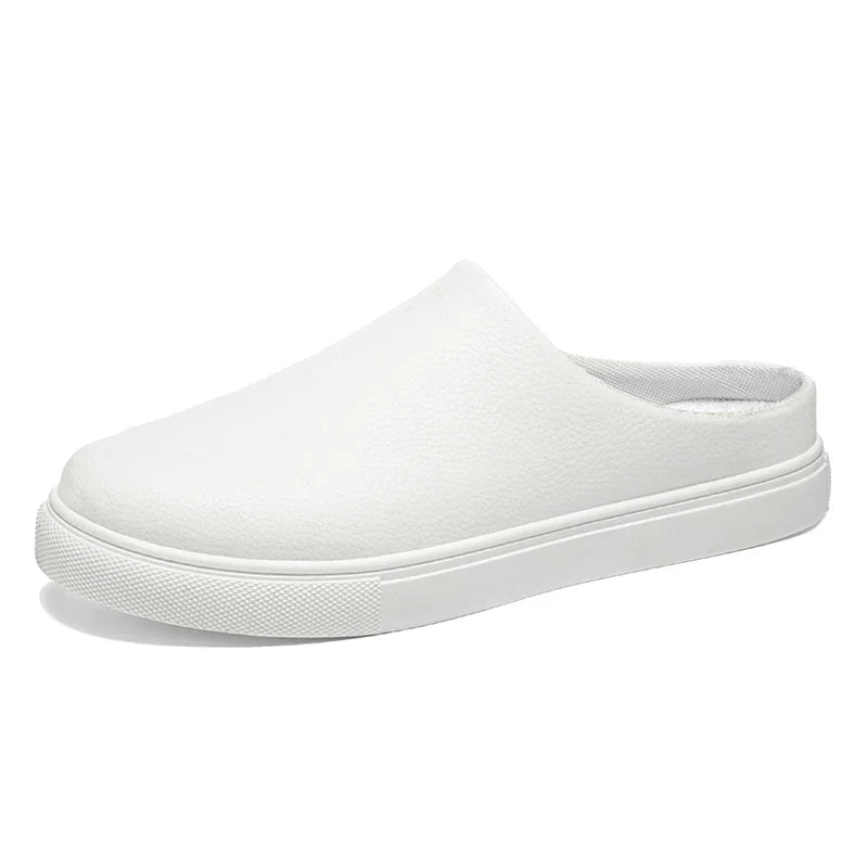Women's Leather Work Clogs