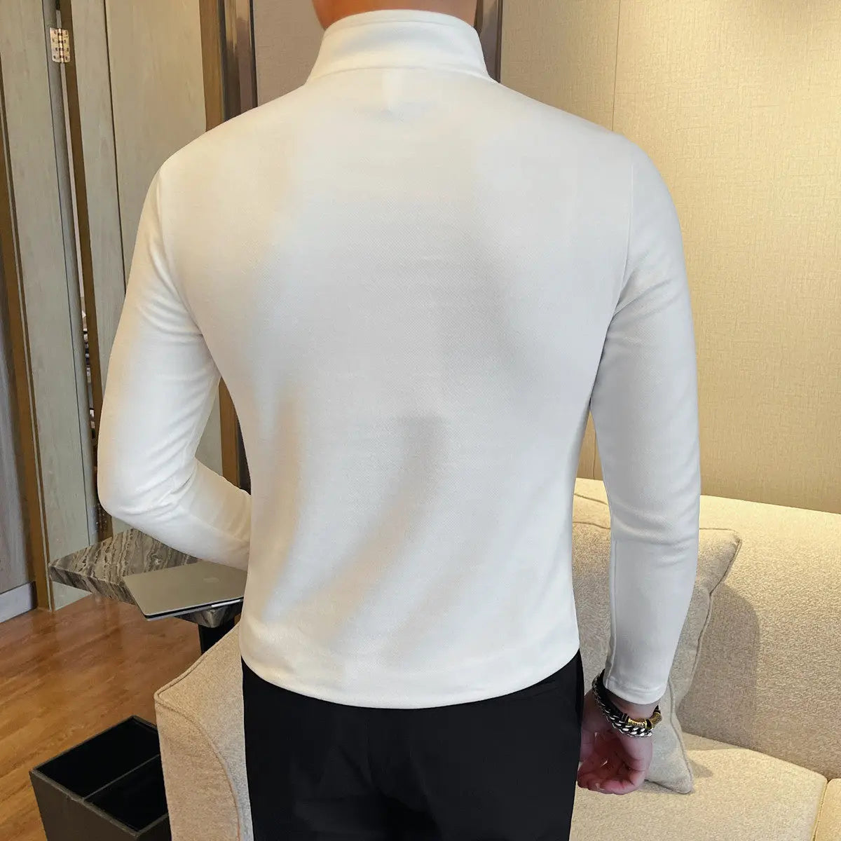 Slim Fit Long-Sleeve T-Shirt