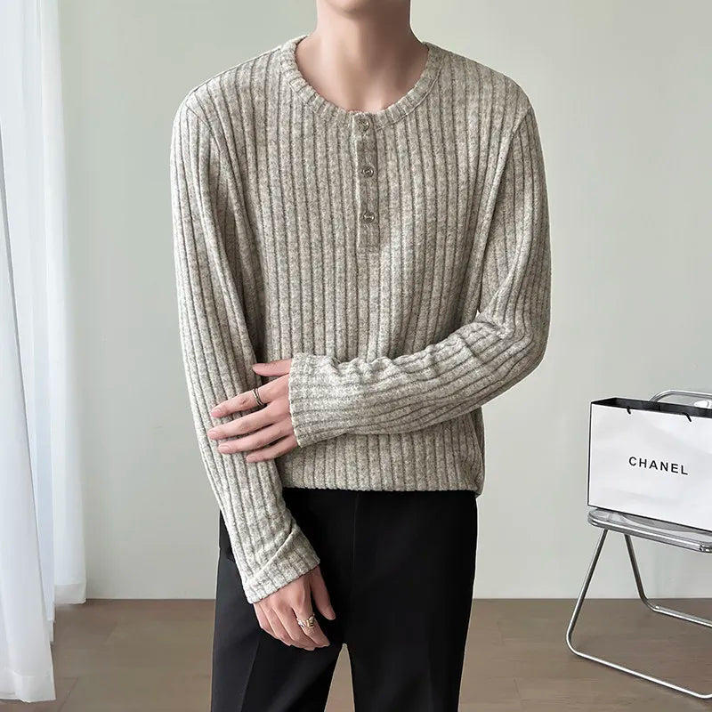 Relaxed Fit Striped Long-Sleeve T-Shirt