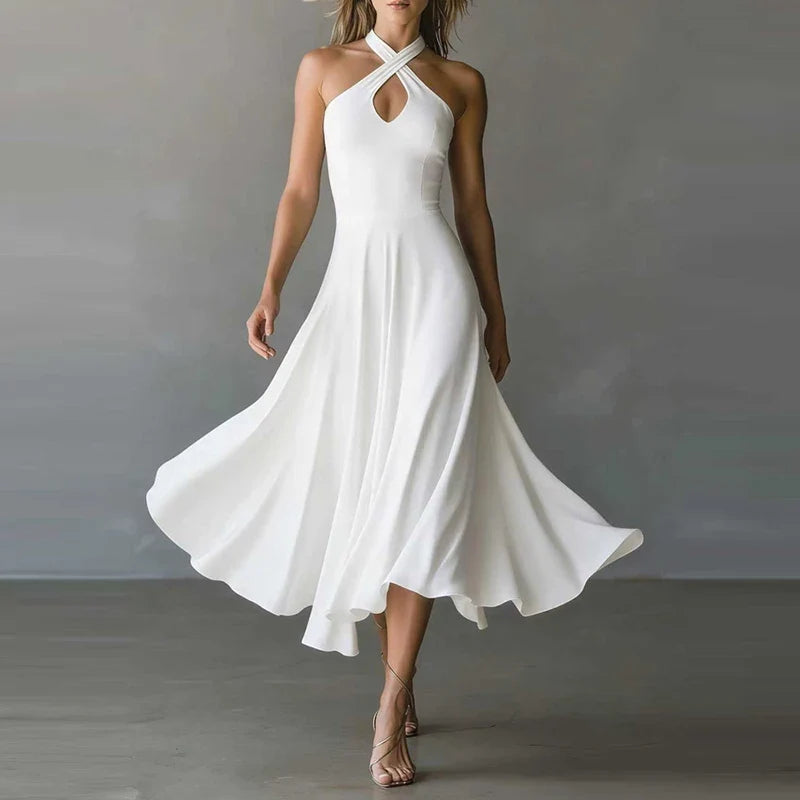 Women's Flowy a Line Maxi Dress