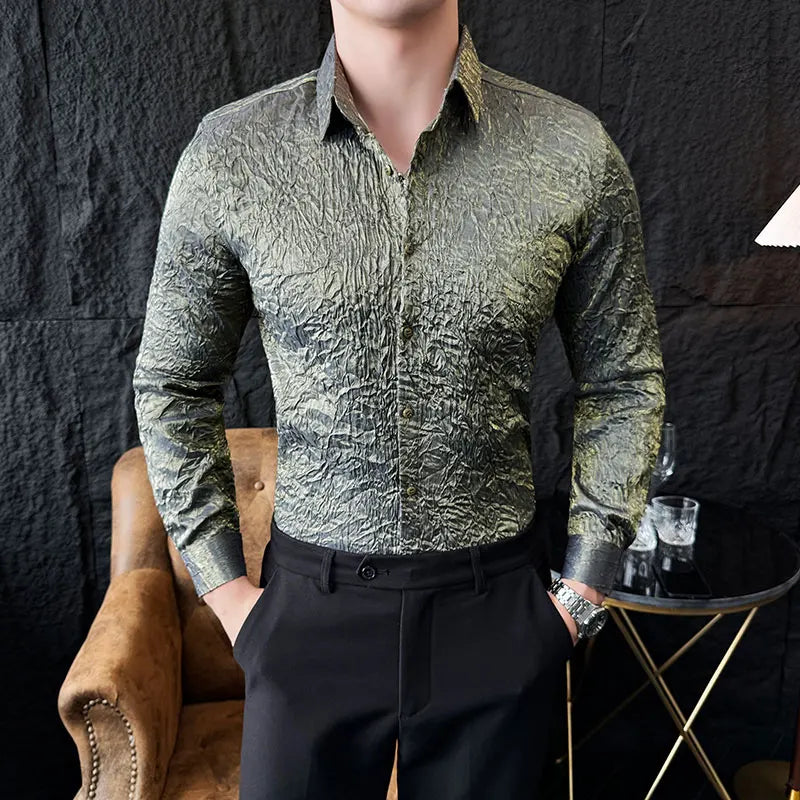 Slim Fit Long-Sleeve Shirt