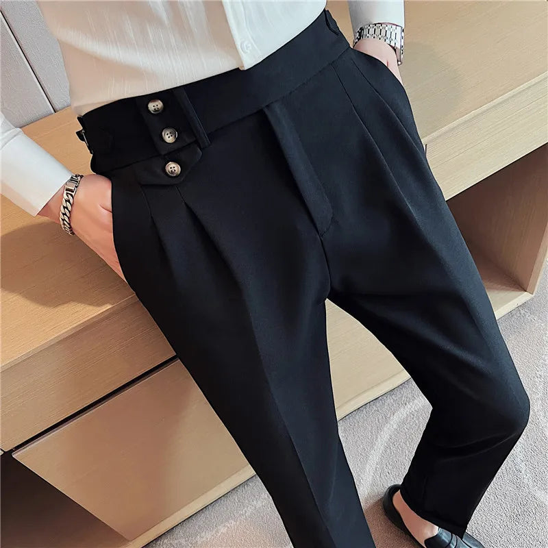 Slim Fit Suit Trousers