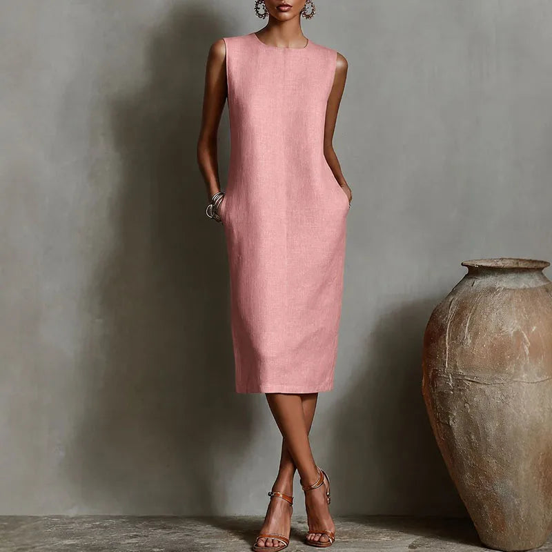 Women's Casual Relaxed Midi Dress