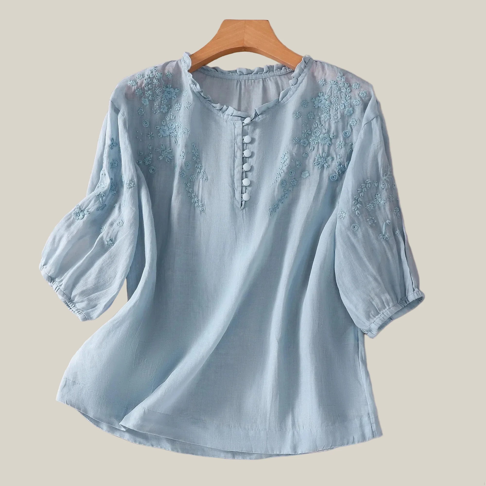 Women's Floral Embroidered Blouse
