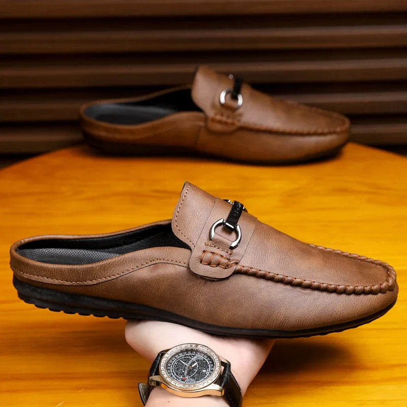Women's Italian Leather Summer Mule