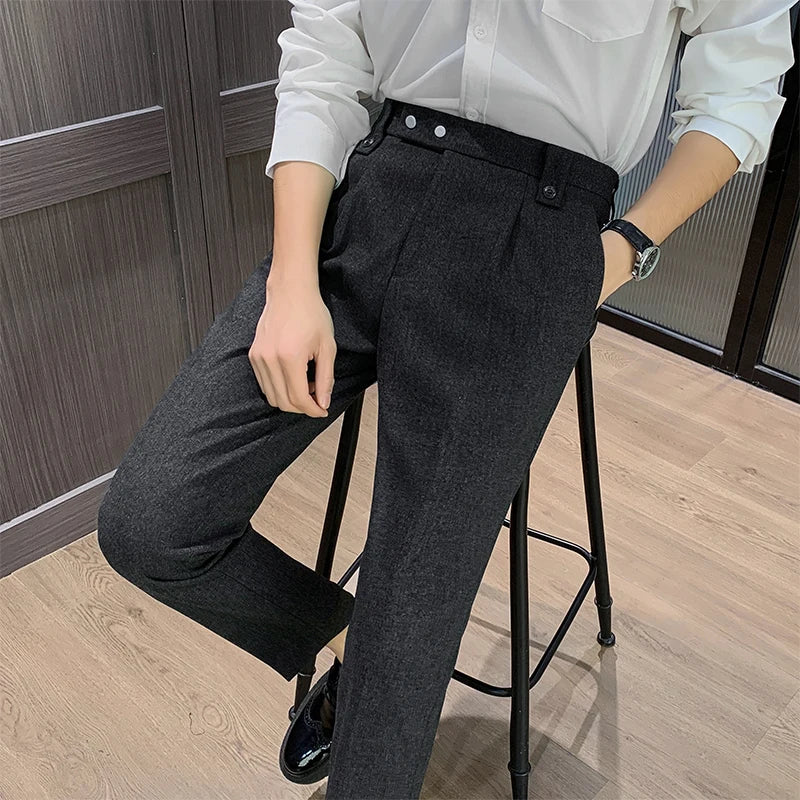Slim Fit Suit Trousers