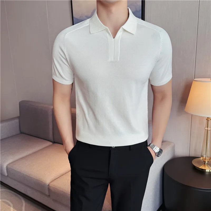 Slim Fit Short-Sleeve Polo Shirt