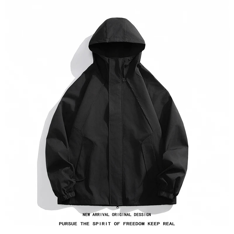 Relaxed Fit Hooded Coat