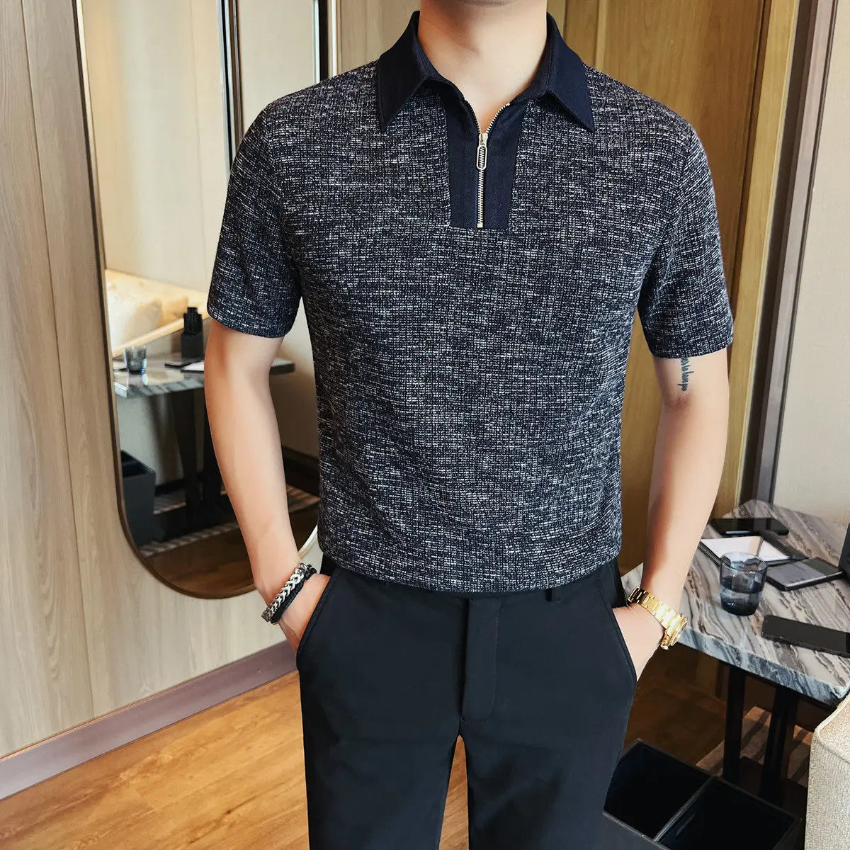 Short-Sleeve Polo Shirt