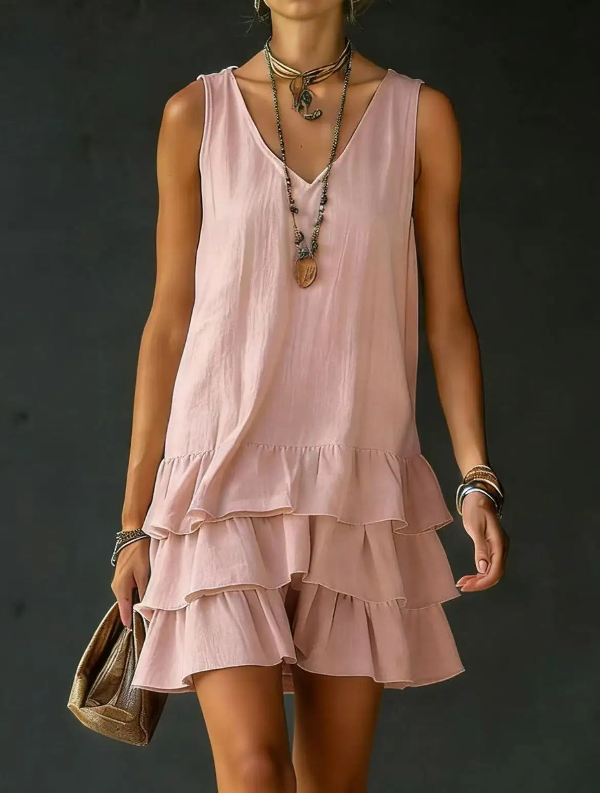 Women's Ruffle Mini Dress