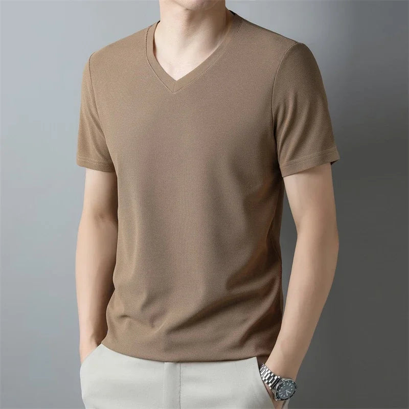 Women's Breathable Waffle Knit T Shirt