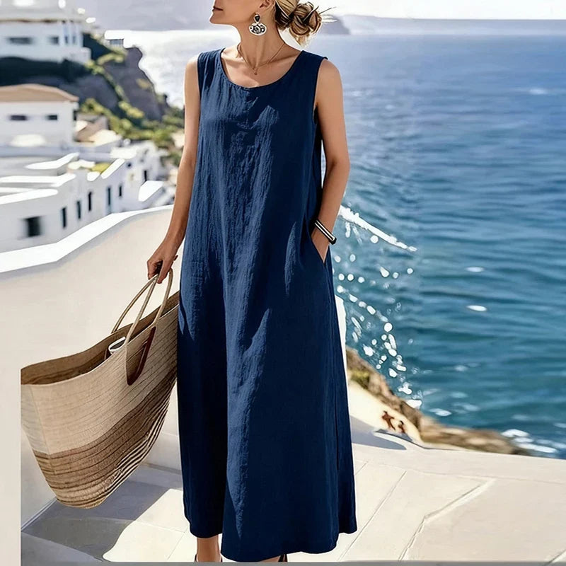 Women's Elegant Sleeveless Maxi Dress