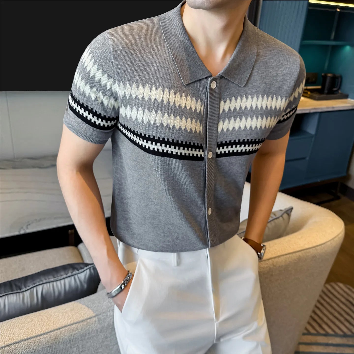 Slim Fit Short-Sleeve Polo Shirt