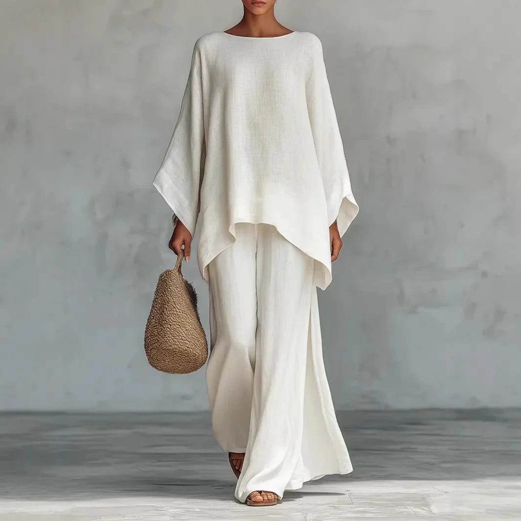 Women's Linen Two Piece Set