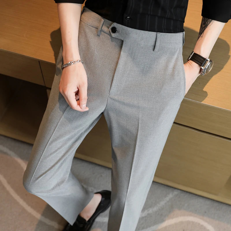 Slim Fit Suit Trousers