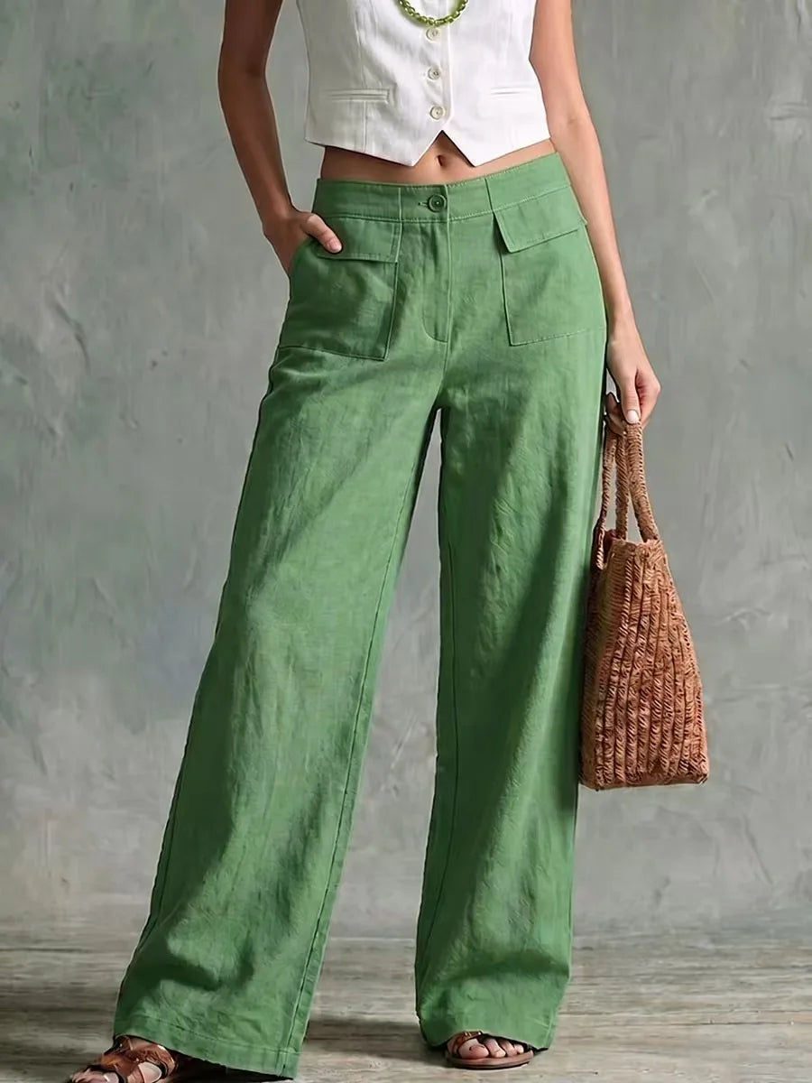 Women's Cotton Linen Trouser