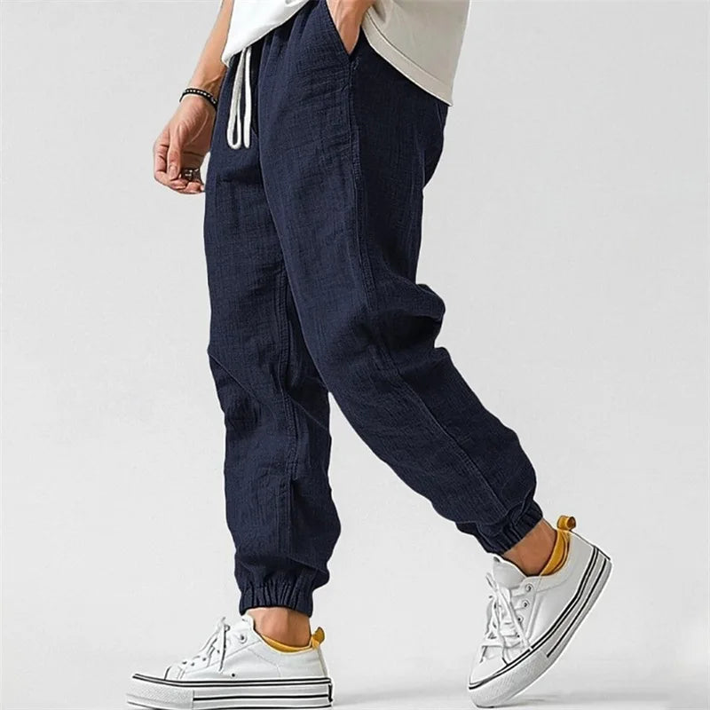 Women's Cotton Linen Jogger Pants