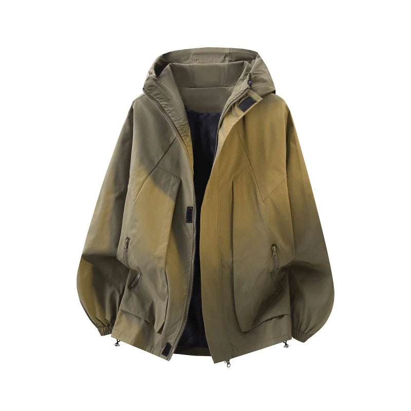 Relaxed Fit Hooded Coat