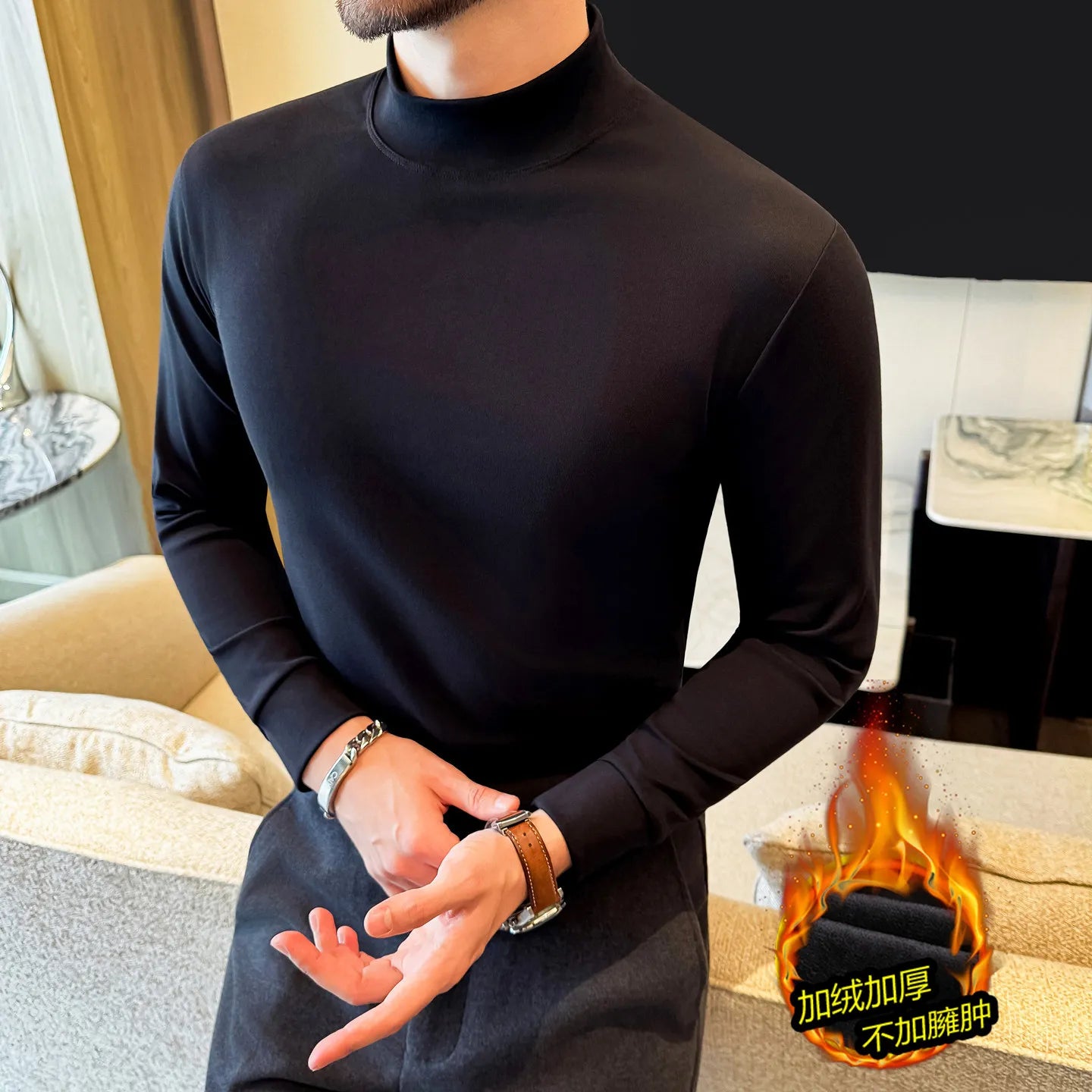 Slim Fit Long-Sleeve T-Shirt