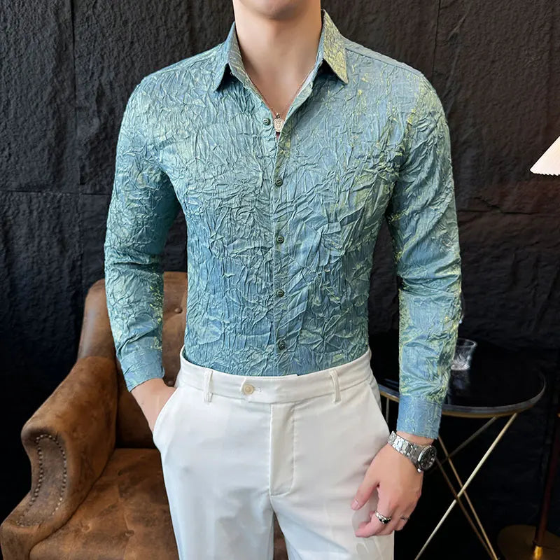 Slim Fit Long-Sleeve Shirt