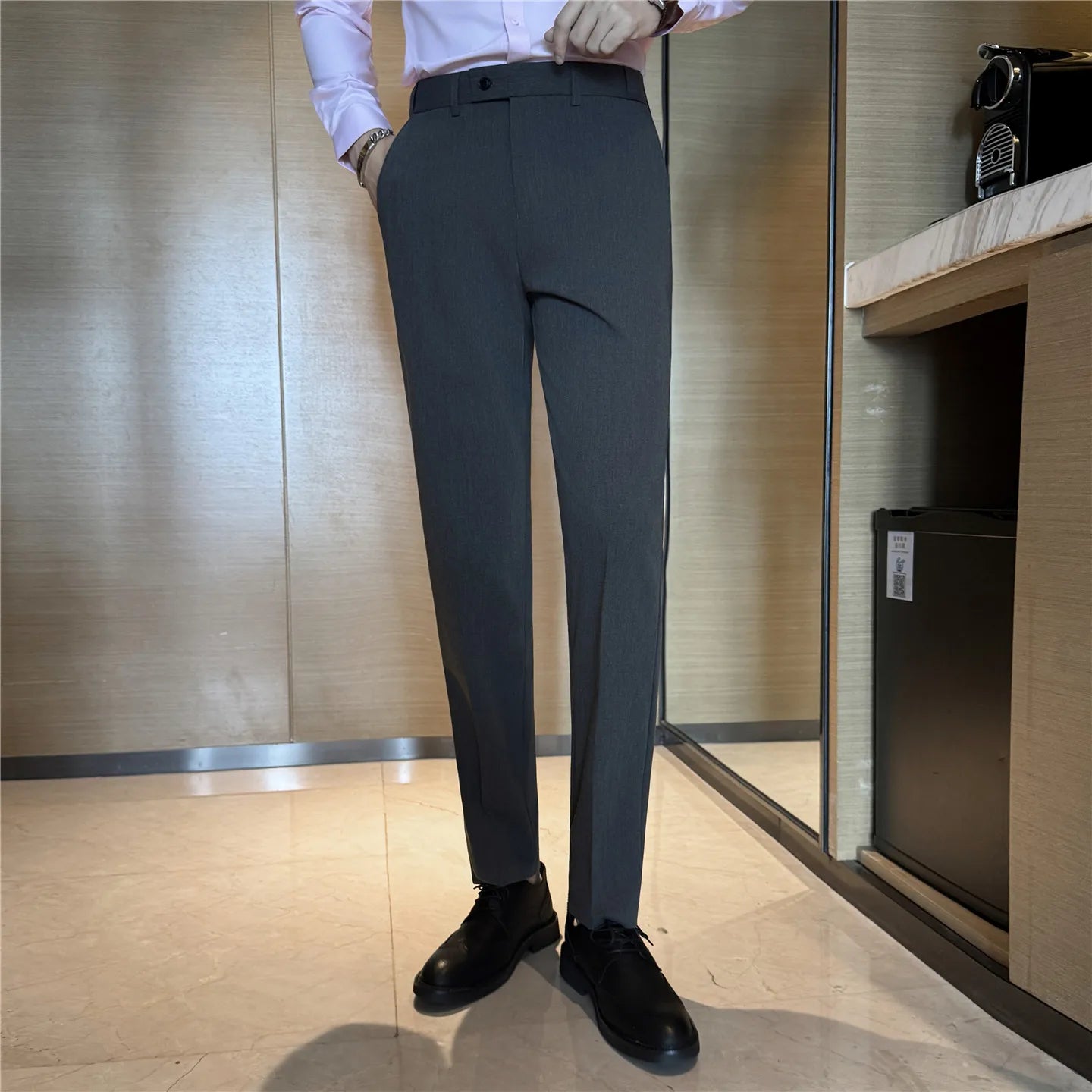 Slim Fit Suit Trousers