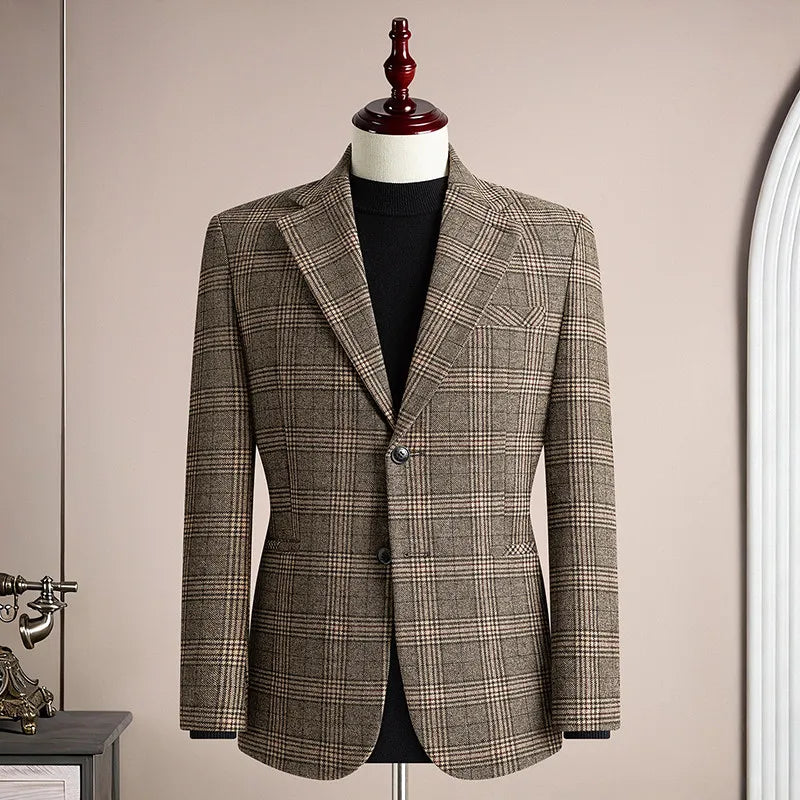 Slim Fit Wool Blazer
