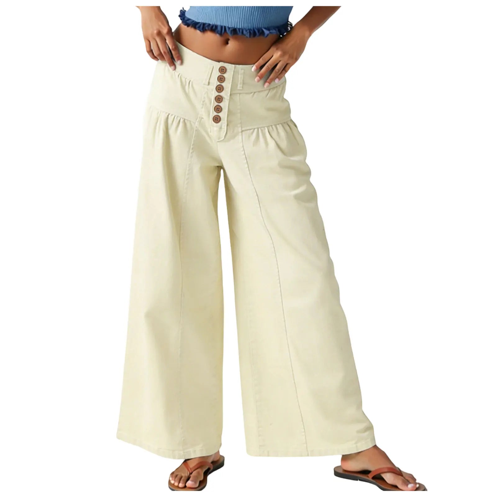 Women's High Waist Wide Leg Jeans