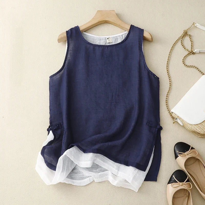 Women's Double Layer Tank Top