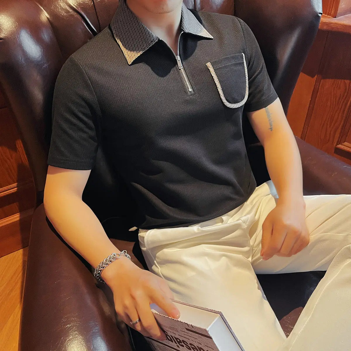 Slim Fit Short-Sleeve Polo Shirt