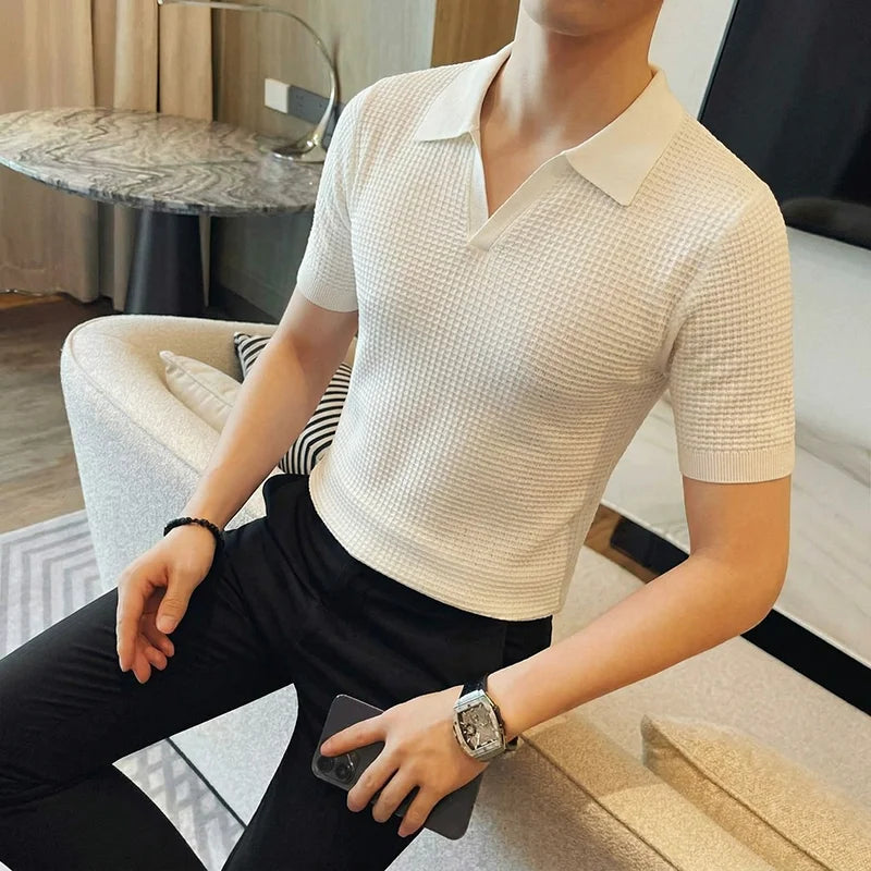 Slim Fit Short-Sleeve Polo Shirt
